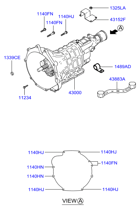 PROPELLER SHAFT (2WD E/LONG BODY)