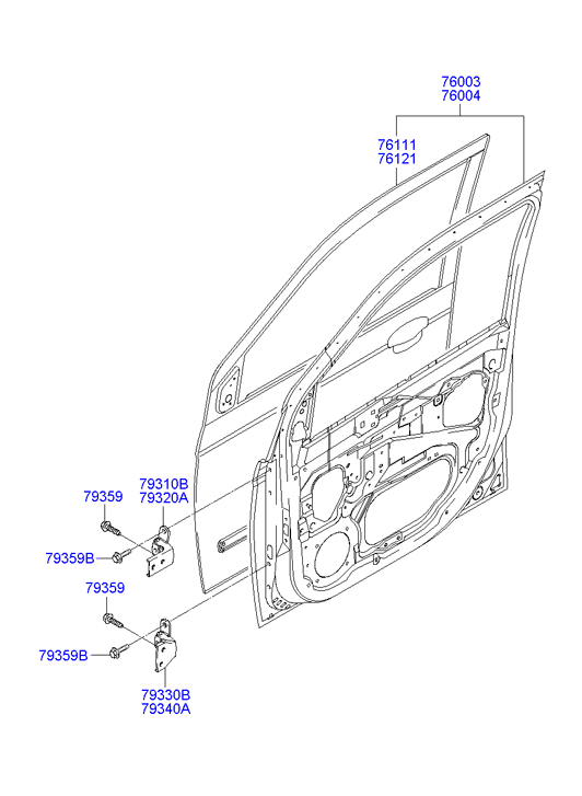 PANEL - REAR DOOR