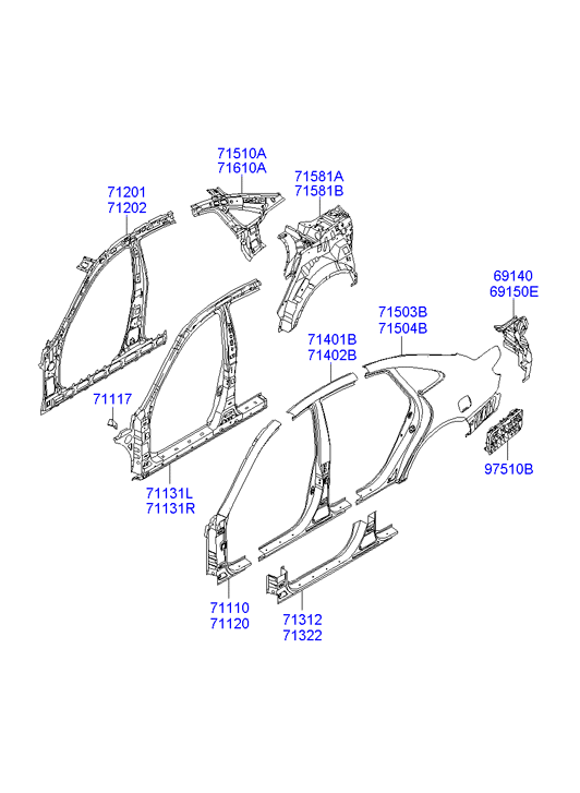 PANEL - REAR DOOR