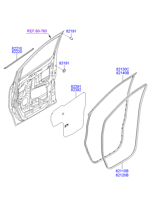 HARDWARE - REAR SEAT