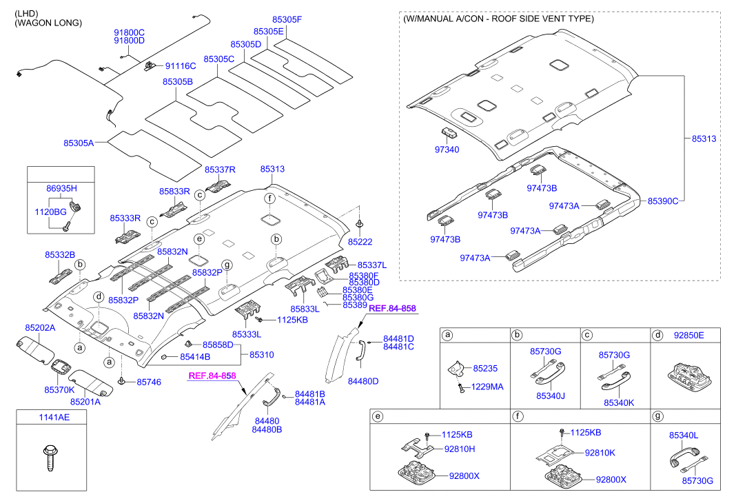 HARDWARE - REAR SEAT