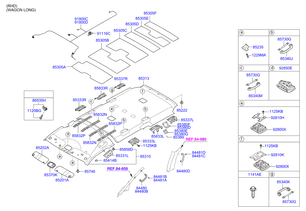 HARDWARE - REAR SEAT