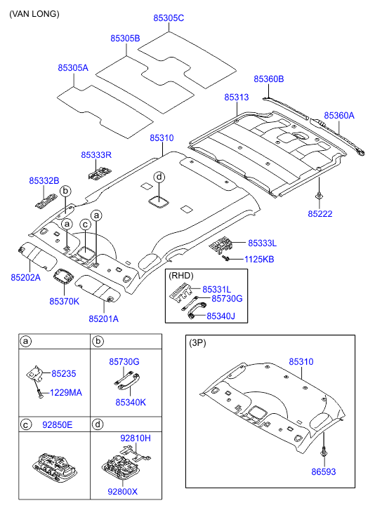 HARDWARE - REAR SEAT