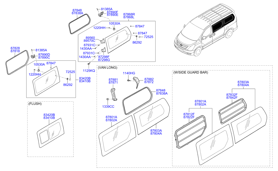 HARDWARE - REAR SEAT