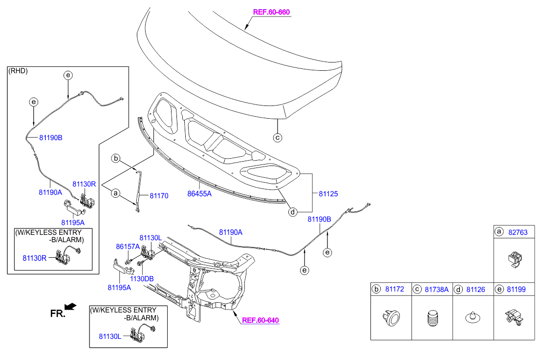 HARDWARE - REAR SEAT