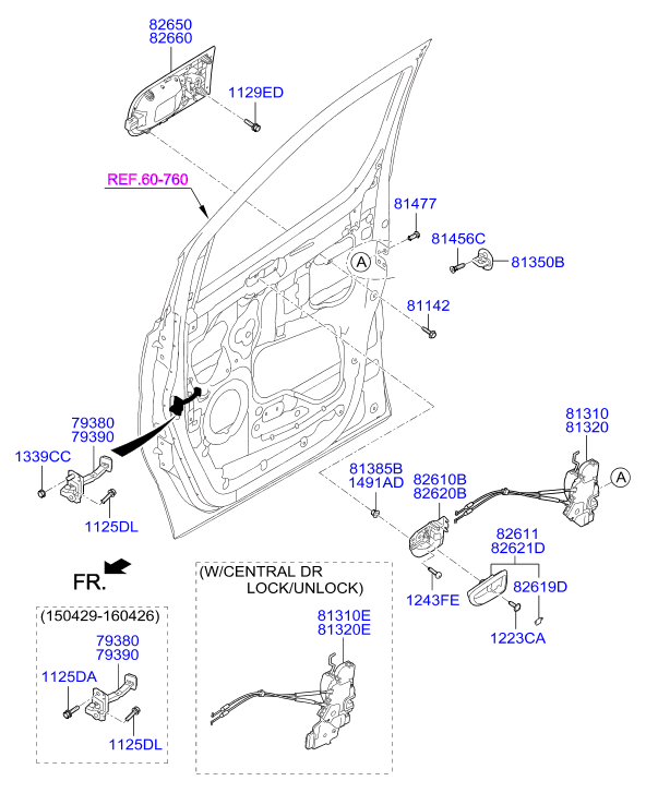 HARDWARE - REAR SEAT