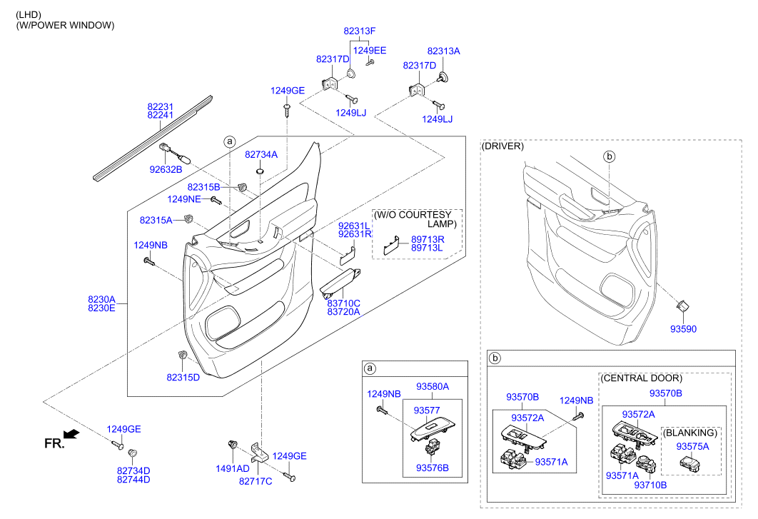 HARDWARE - REAR SEAT