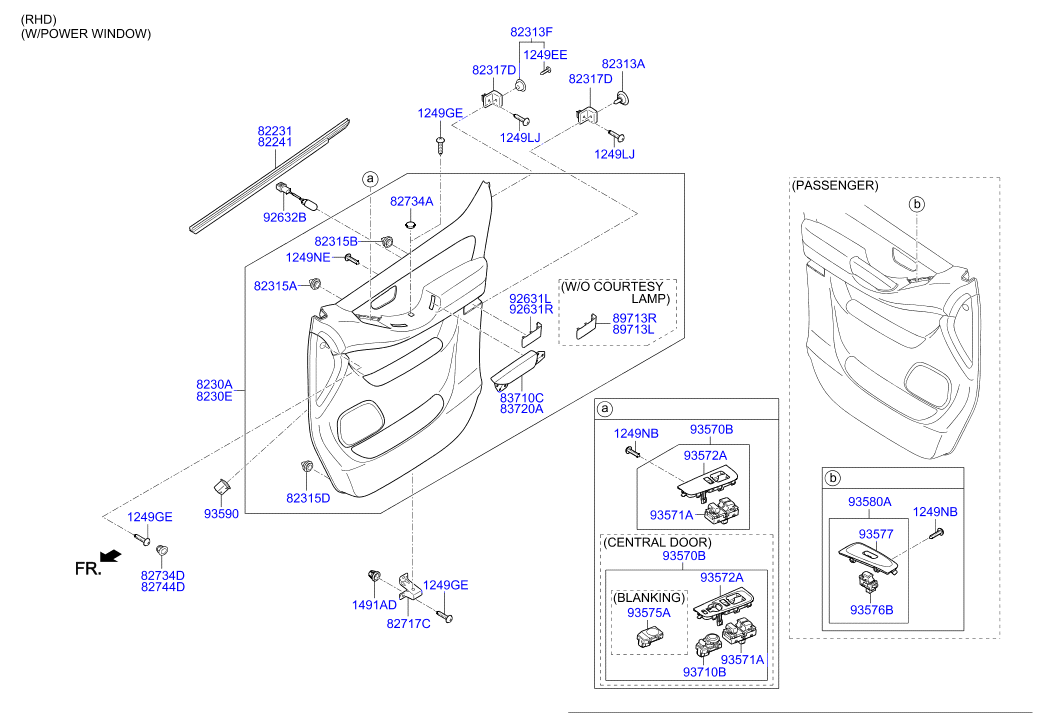 HARDWARE - REAR SEAT