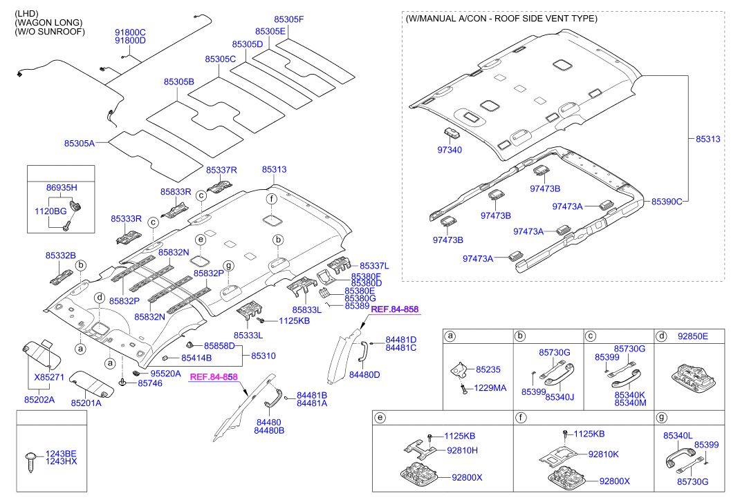 HARDWARE - REAR SEAT