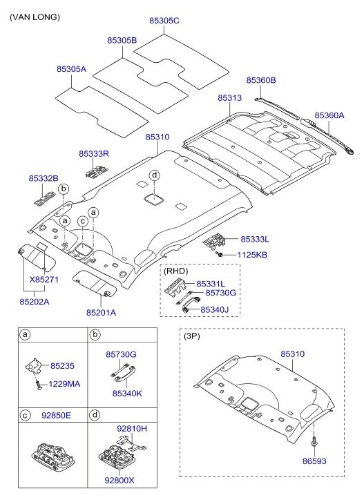 HARDWARE - REAR SEAT