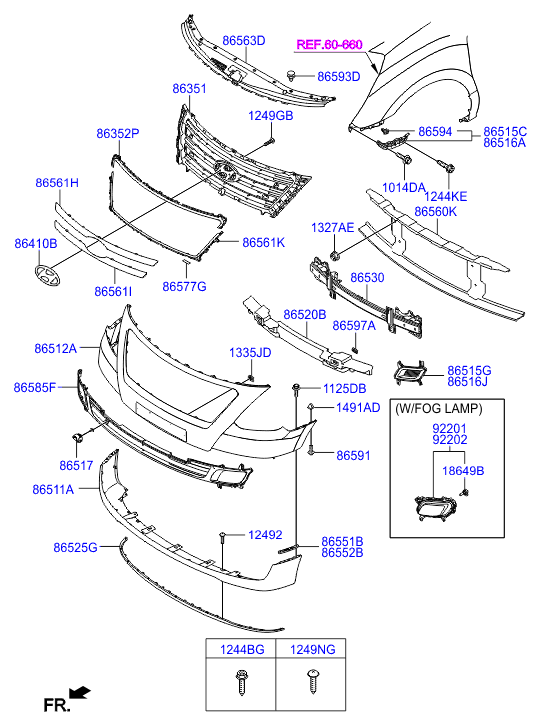 HARDWARE - REAR SEAT