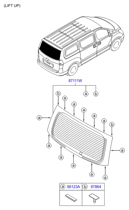 HARDWARE - REAR SEAT