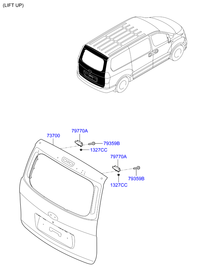 PANEL - REAR DOOR