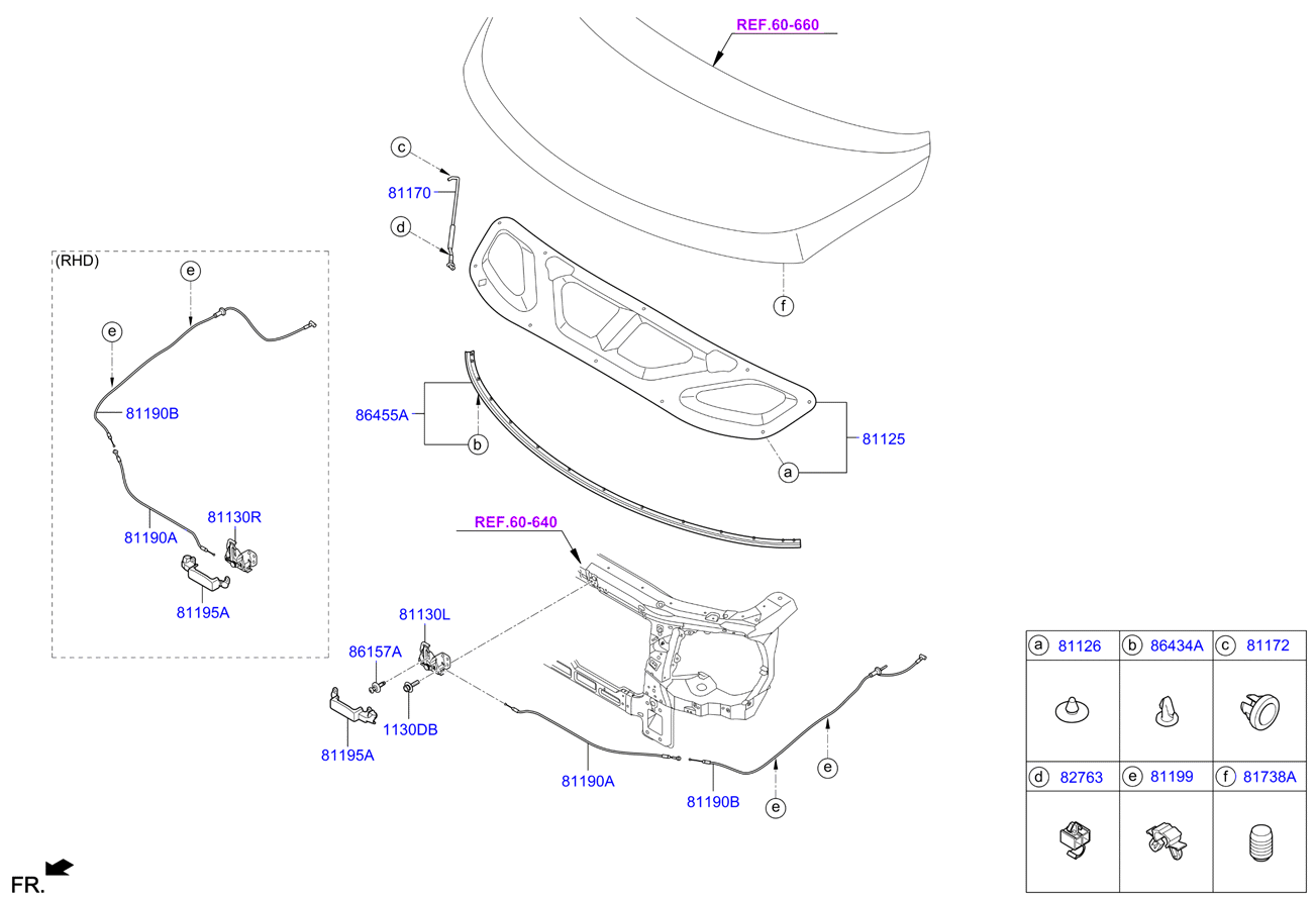 HARDWARE - REAR SEAT