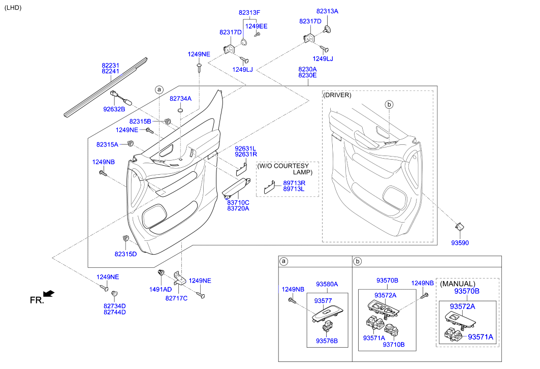 HARDWARE - REAR SEAT