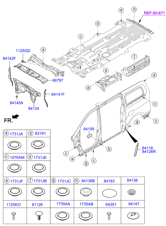 HARDWARE - REAR SEAT