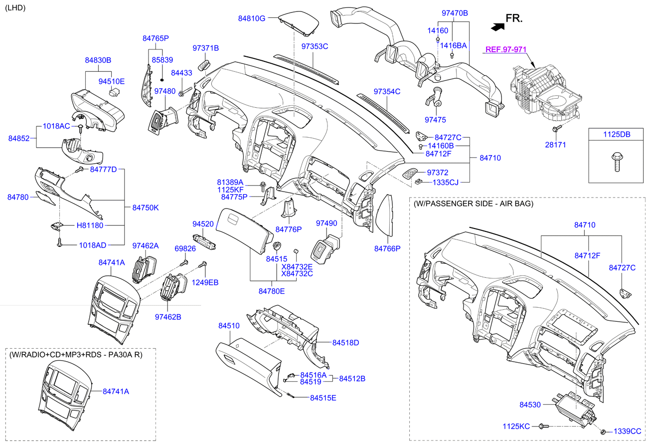 HARDWARE - REAR SEAT