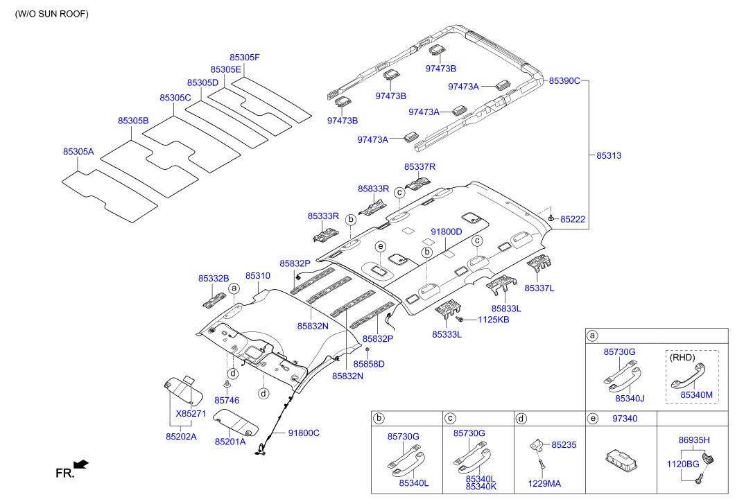 HARDWARE - REAR SEAT