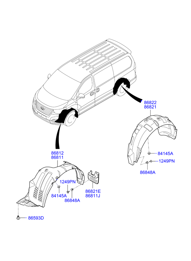 HARDWARE - REAR SEAT