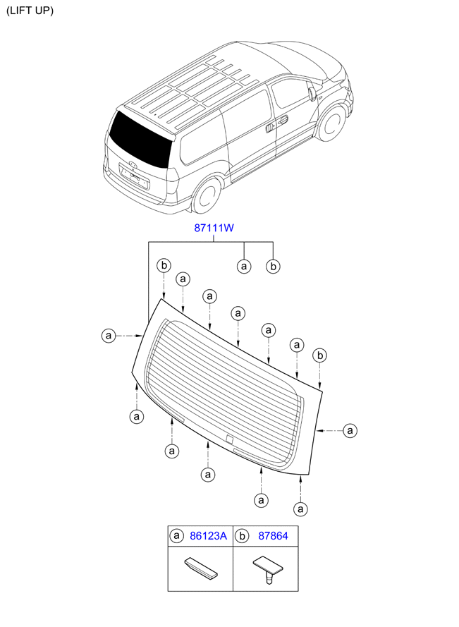 HARDWARE - REAR SEAT