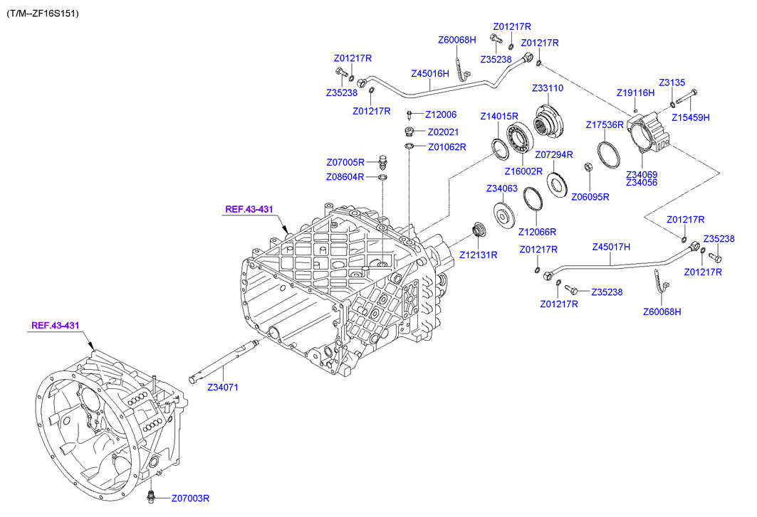 PROPELLER SHAFT (TANDEM)