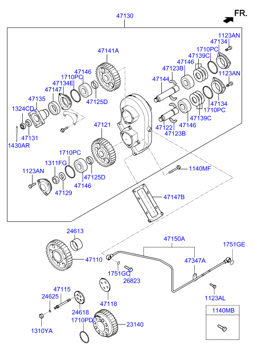 PTO DRIVE SHAFT (DUMP)