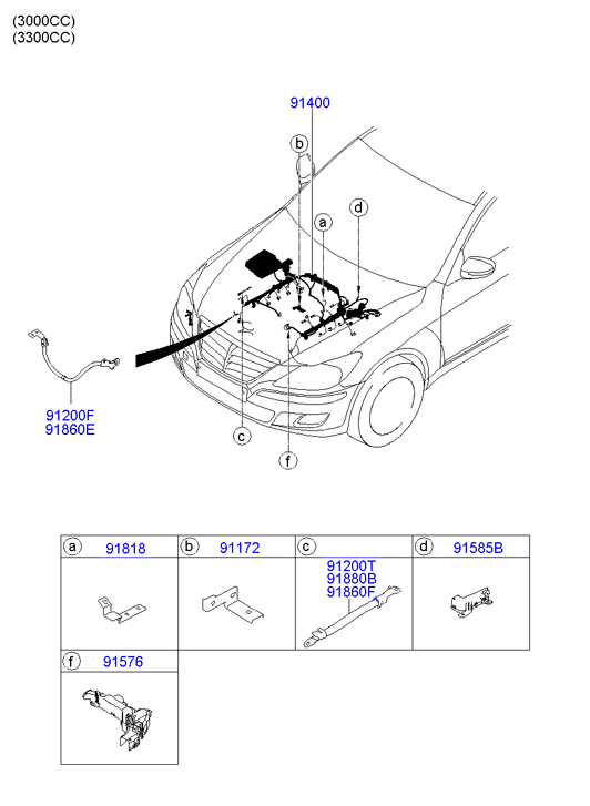 A/C SYSTEM - COOLER LINE, FRONT