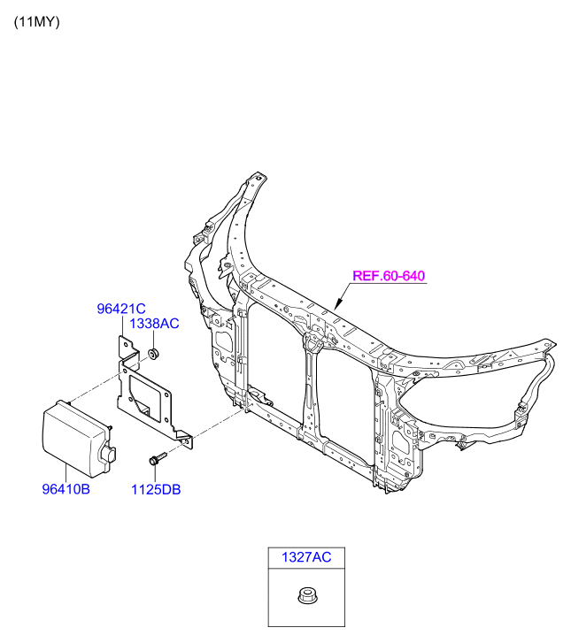 A/C SYSTEM - COOLER LINE, FRONT