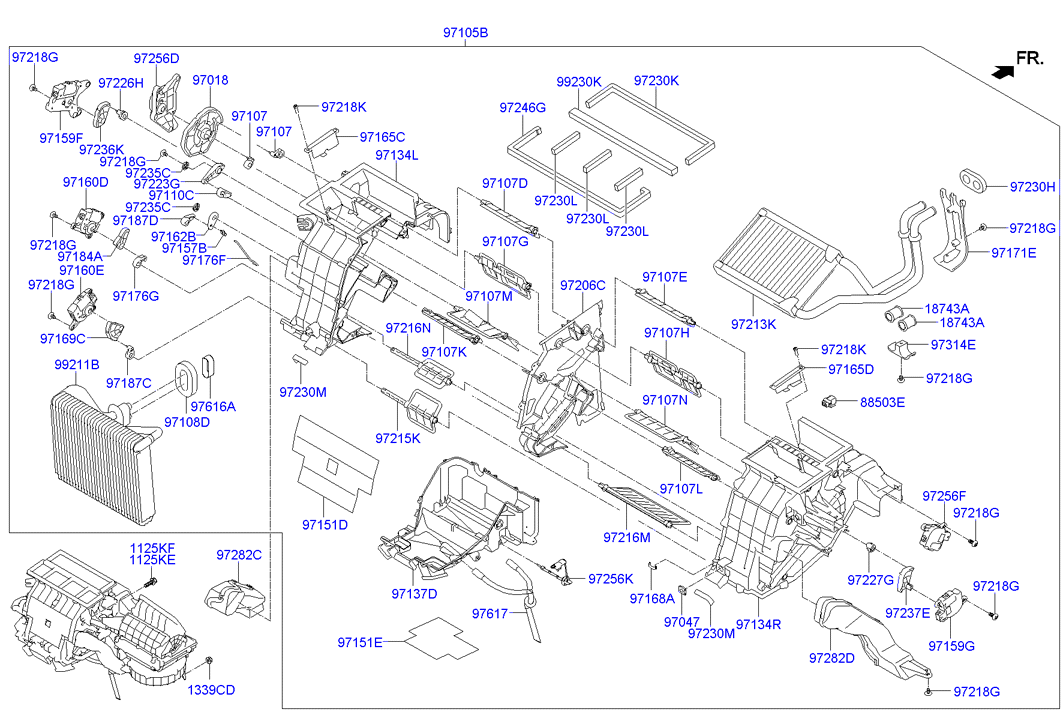 A/C SYSTEM - COOLER LINE, FRONT