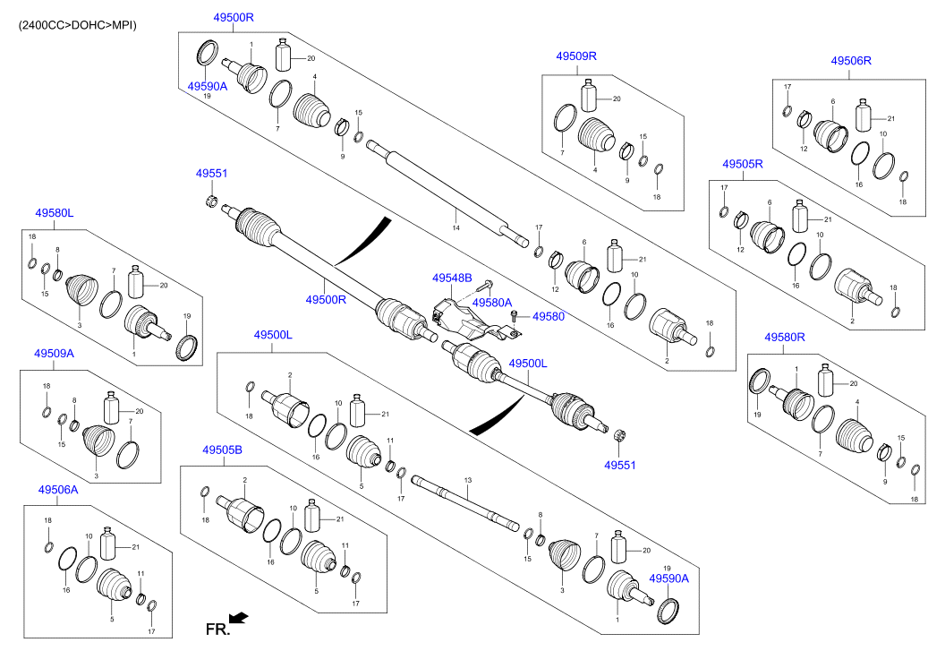 DRIVE SHAFT (FRONT)