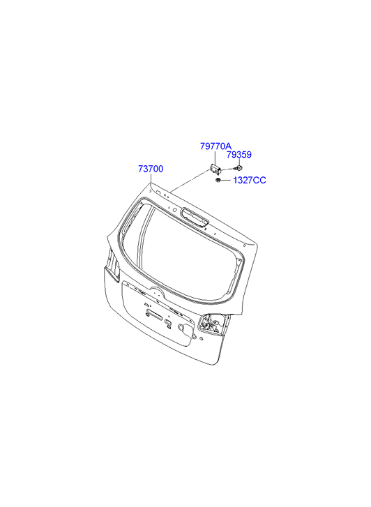 PANEL - REAR DOOR