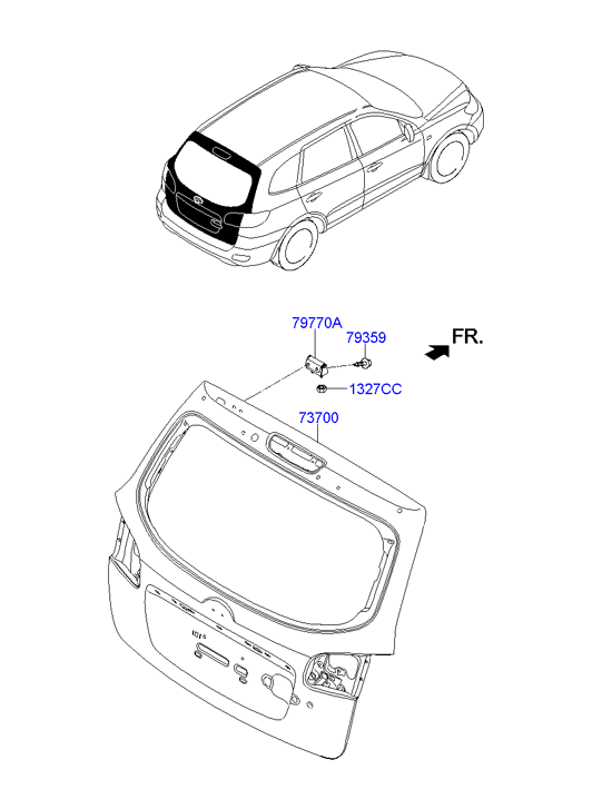 PANEL - REAR DOOR