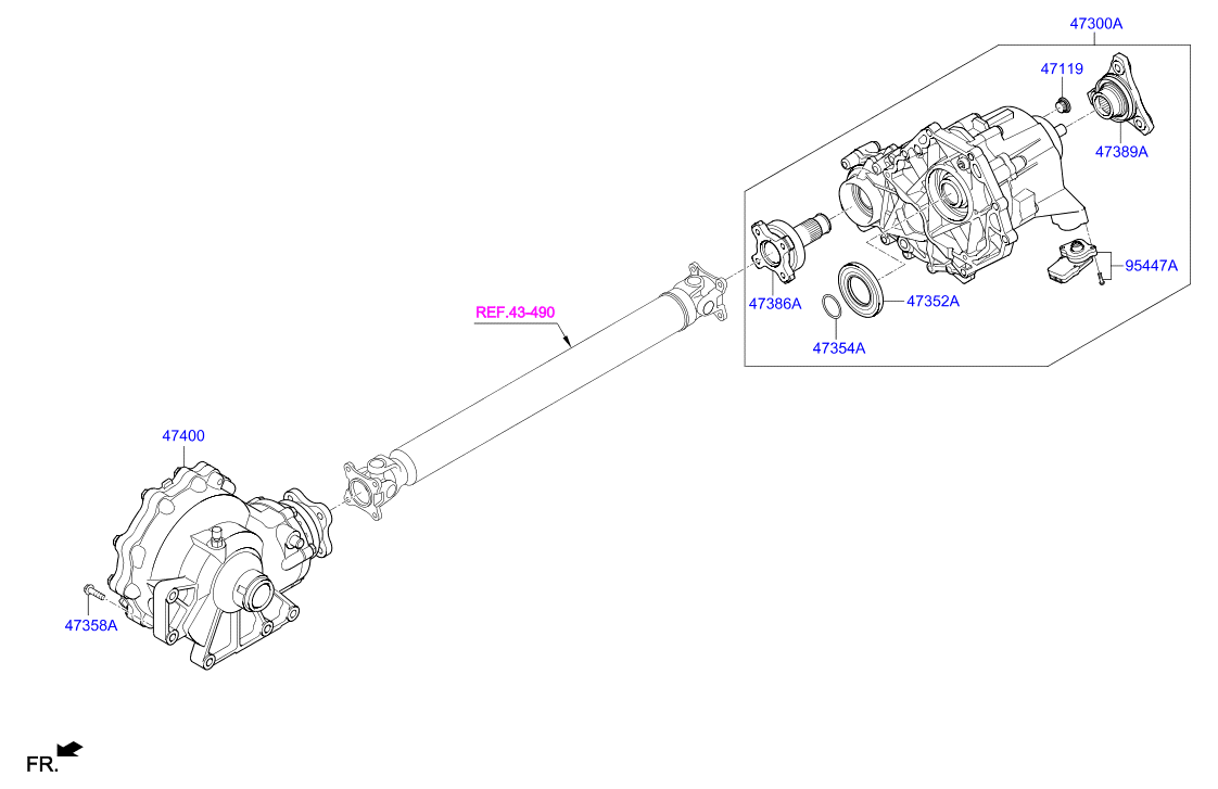 DRIVE SHAFT (REAR)