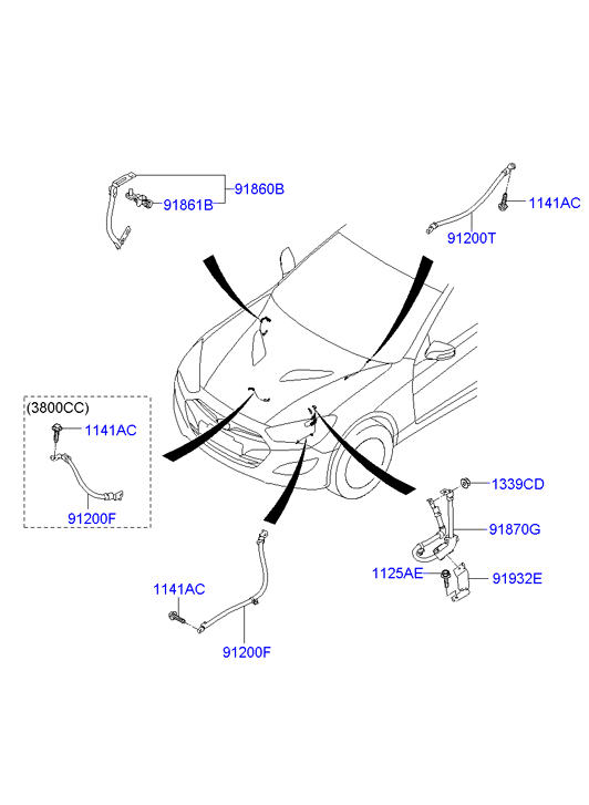 A/C SYSTEM - COOLER LINE, FRONT