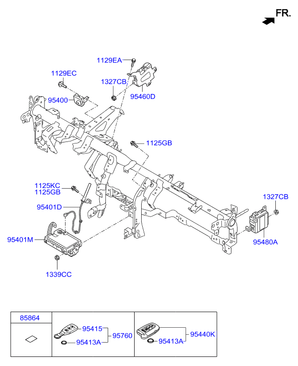 A/C SYSTEM - COOLER LINE, FRONT