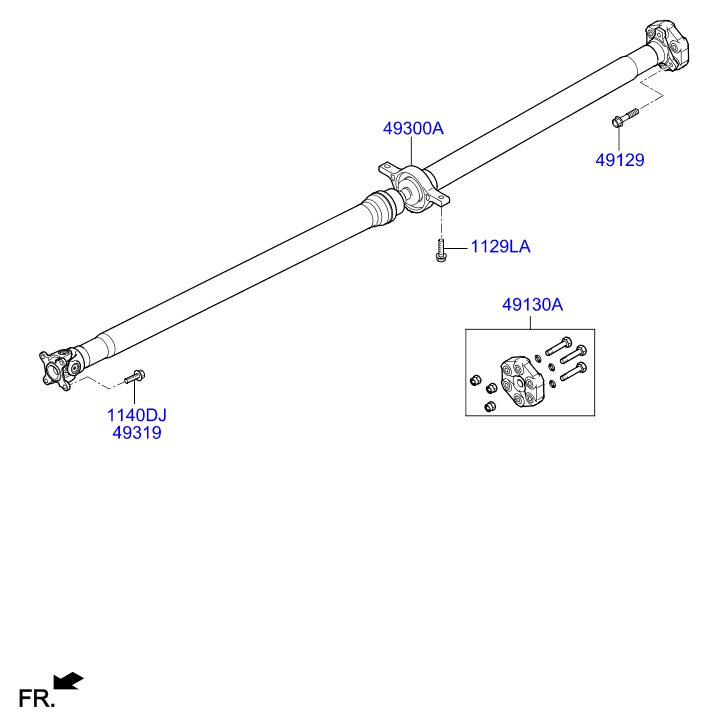 DRIVE SHAFT (REAR)