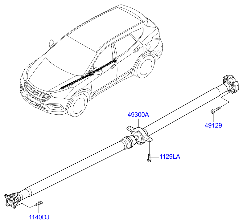 DRIVE SHAFT (REAR)