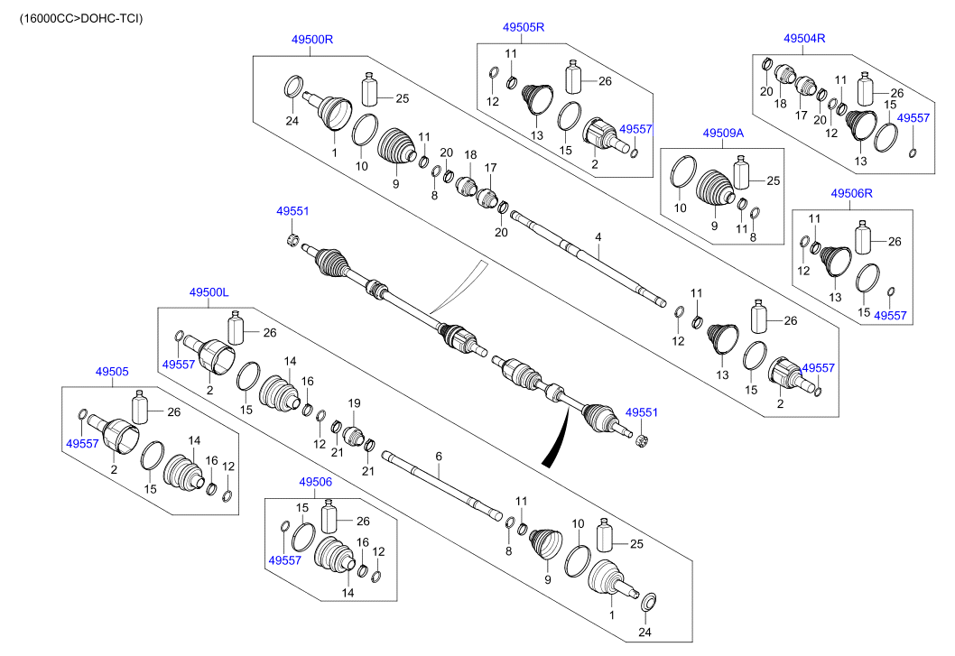 DRIVE SHAFT (FRONT)