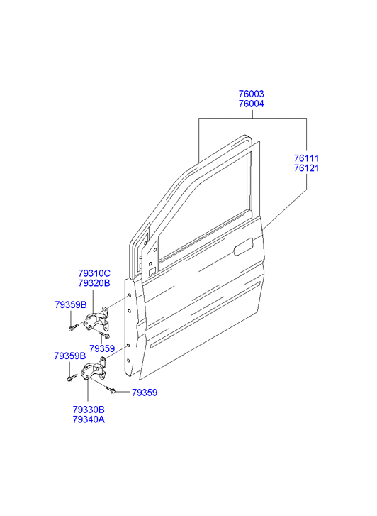 PANEL - REAR DOOR