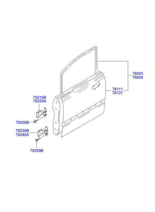 PANEL - REAR DOOR