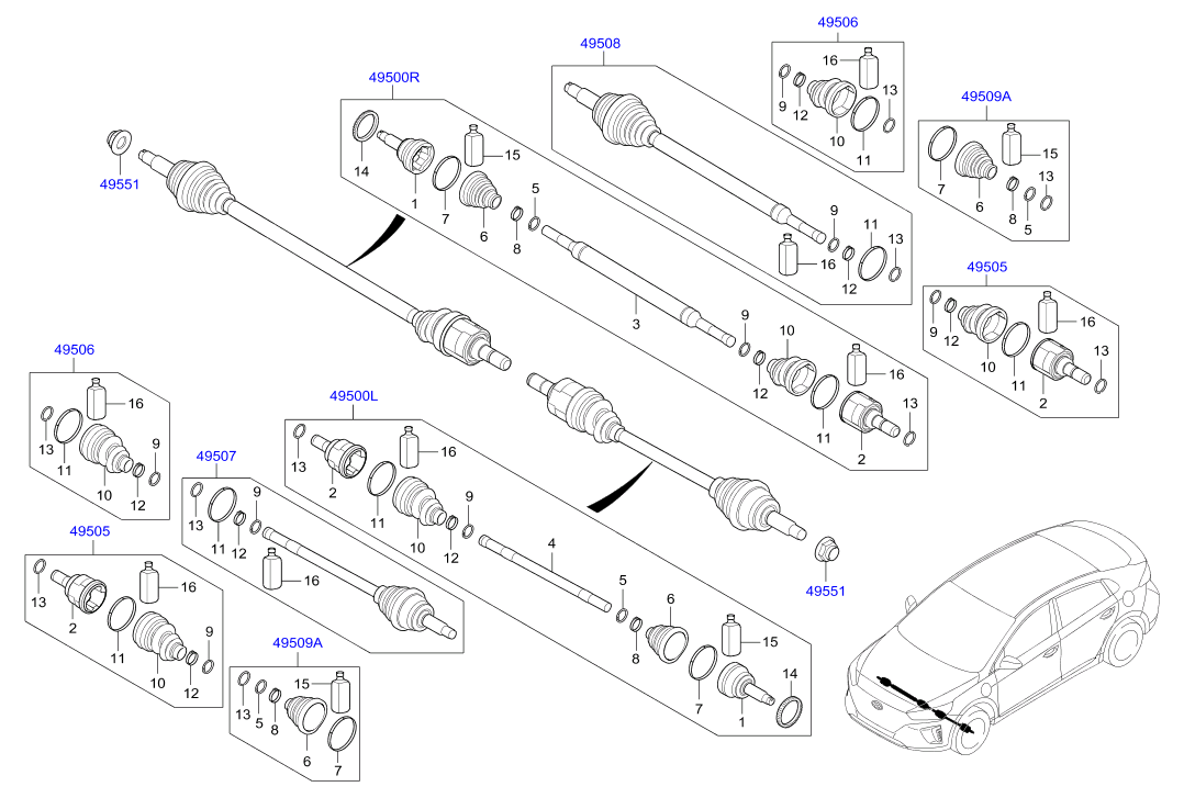 DRIVE SHAFT (FRONT)