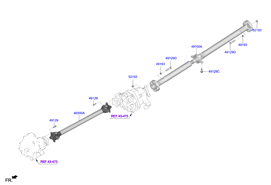 DRIVE SHAFT (REAR)