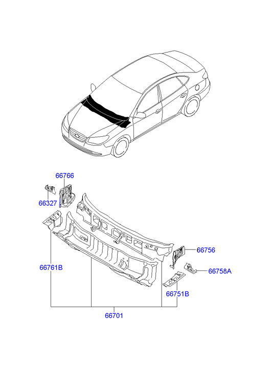 PANEL - REAR DOOR