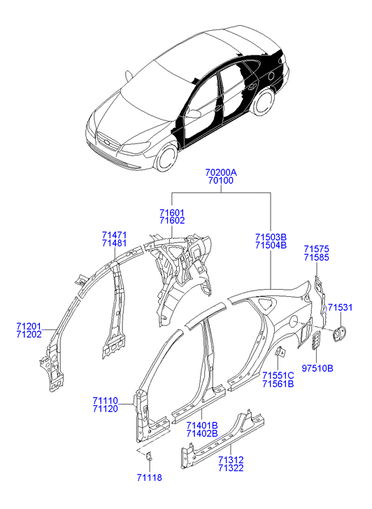 PANEL - REAR DOOR