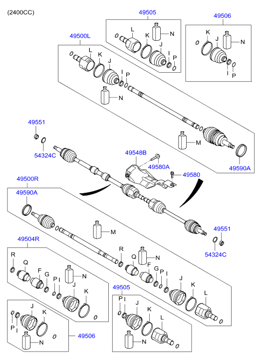 DRIVE SHAFT (FRONT)