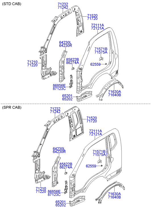 PANEL - REAR DOOR