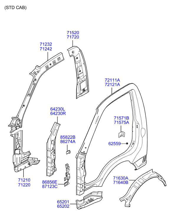 PANEL - REAR DOOR