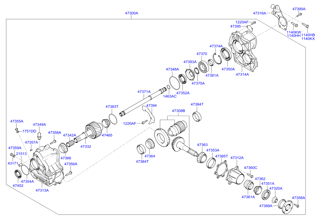 DRIVE SHAFT ASSY - REAR