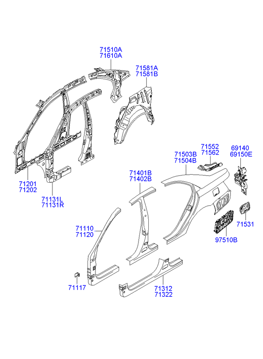 PANEL - REAR DOOR