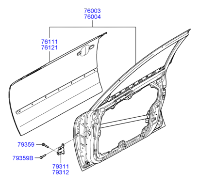 PANEL - REAR DOOR